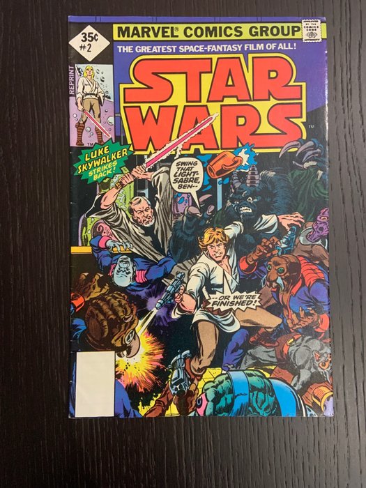 Star Wars #2 - Whitman 1st appearance Obi-Wan Kenobi, Han Solo, Chewbacca, Jabba the Hutt and Millennium Falcon