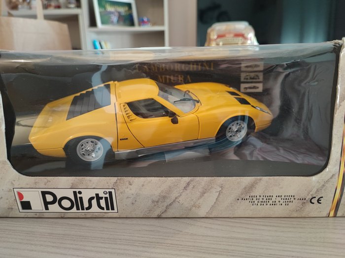Burago, Polistil - 1:18 - Lamborghini Miura - Ferrari 456 GT