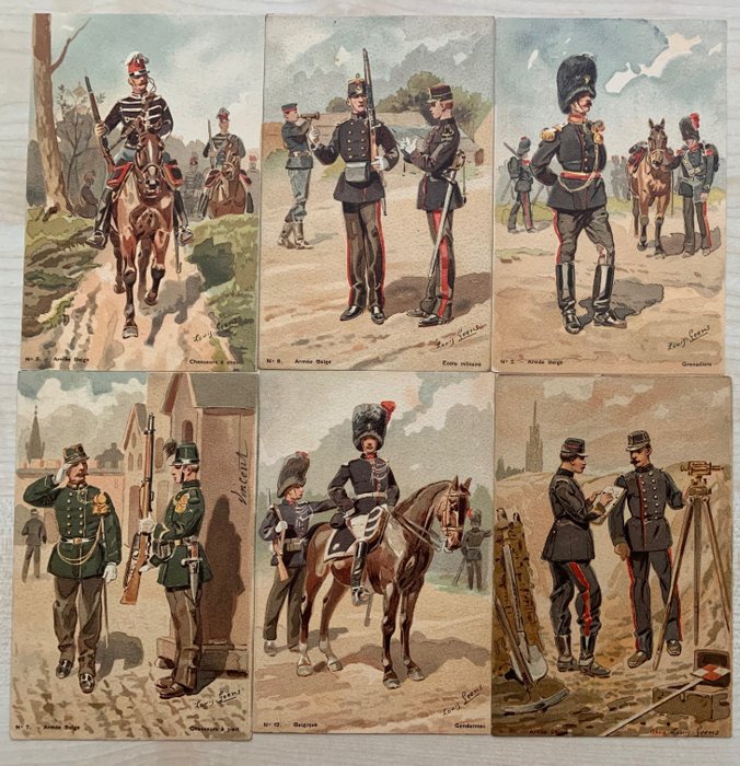 Militär, Soldaten, Kasernen, Camps usw. - Postkarten (Sammlung von 500) - 1900-1950