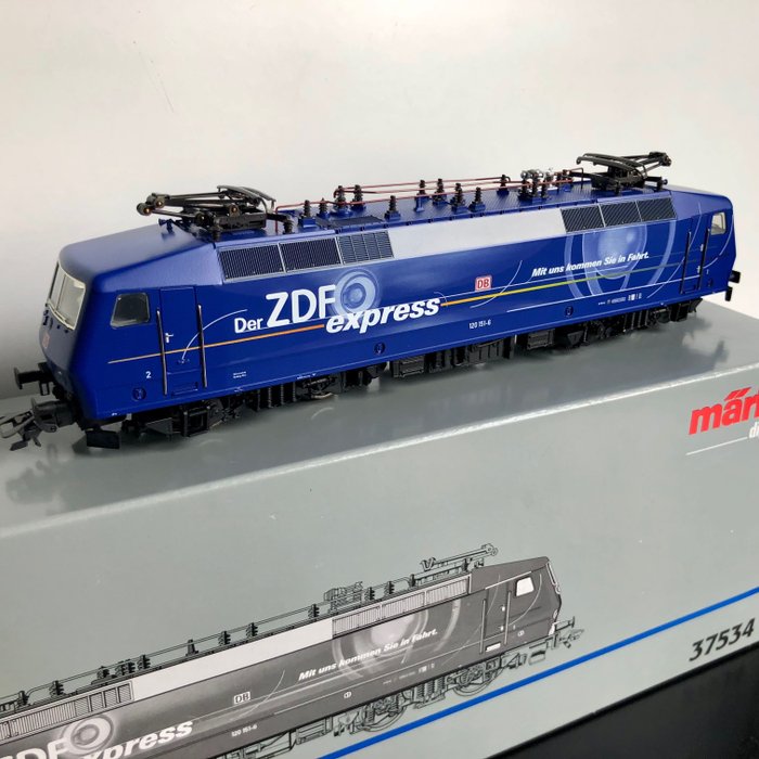 Märklin H0 - 37534 - Electric locomotive - BR 120, "Der ZDF express" - DB