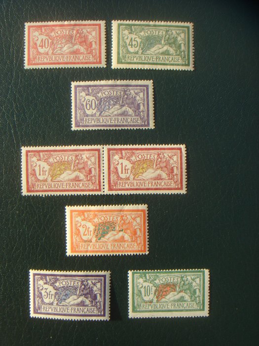Frankrijk 1900/1926 - A set of ‘Merson’ stamps, mint hinged - Yvert