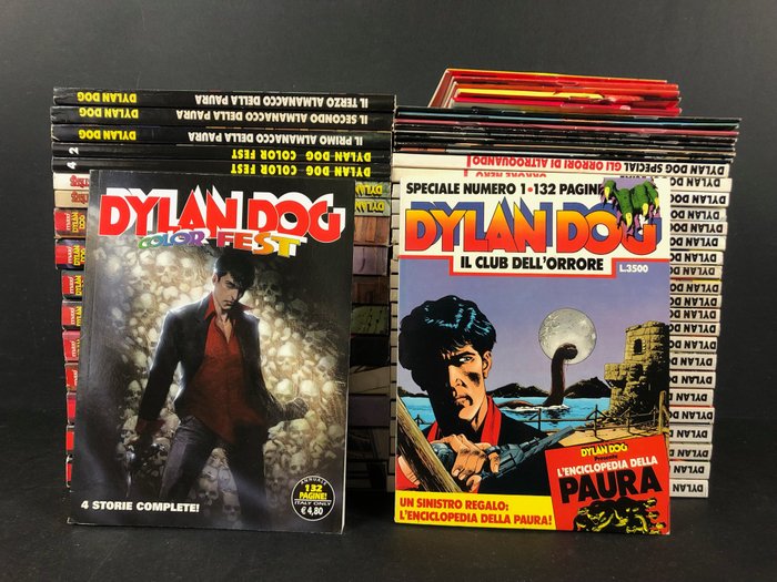Dylan Dog Speciali n 1/22 c/13 allegati + Almanacco + Color Fest + Maxi + D.D. & Martin Mystere - 49x albi - Softcover - Erstausgabe - (1987/2010)