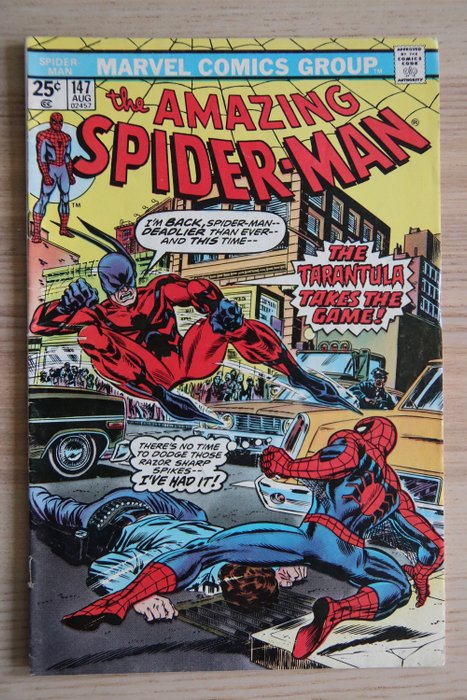 Amazing Spider-Man 147,148,149 - The Tarantula, The Jackal, The Spiderman Clone