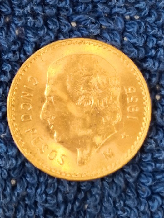 Mexiko. 5 Pesos 1955