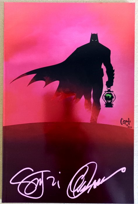 Batman Last Knight on Earth #1 "Mexican Foil Variant Virgin" - Signed by Scott Snyder and Greg Capullo !! SOLD OUT !!! With COA !!