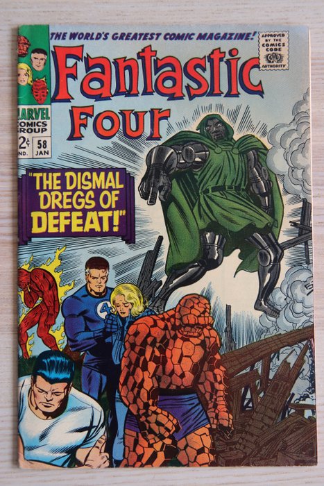 Fantastic Four 58 - The Dismal Dregs of Defeat