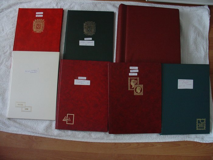 Wereld 1948/2006 - 7 verschillende boeken met themazegels, postfris en gestempeld.