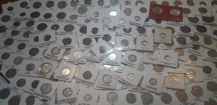 Monde. Lot various coins from Roman Empire to présent (700+ pieces)