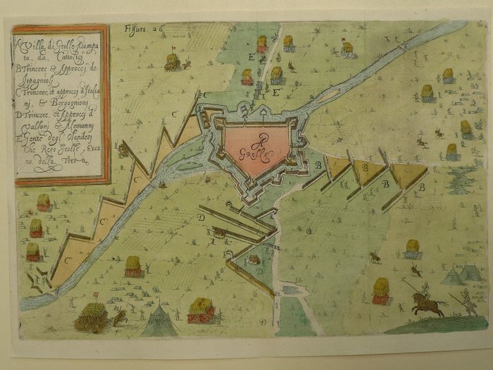 Nederland, Gelderland, Groenlo; Pompeo Giustiniano - Villa di Grolle (...), "Figura 26". - 1609