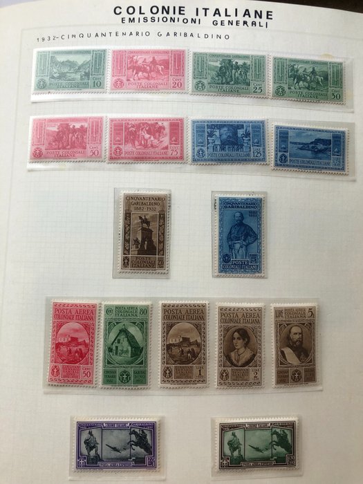 Italian Cyrenaica 1923/1934 - Collection of stamps
