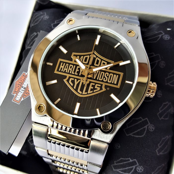 Orologio da polso/orologio/cronometro - Gold Edition - New - Bulova - Harley Davidson