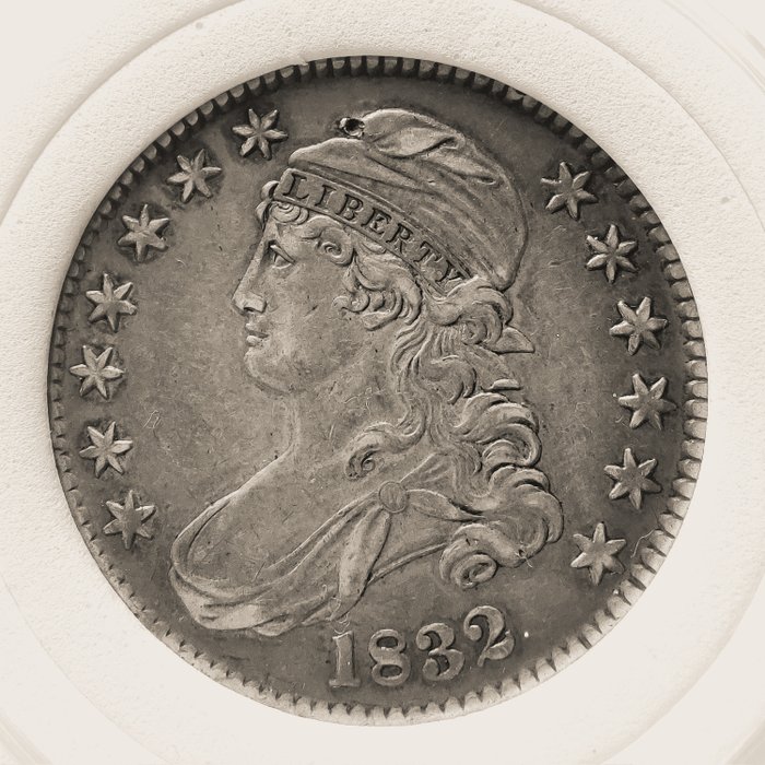 États-Unis. Half Dollar 1832 - Capped Bust - Small Letters