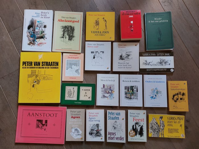 Peter van Straaten - Lot met 20 uitgaven - 1970/2010