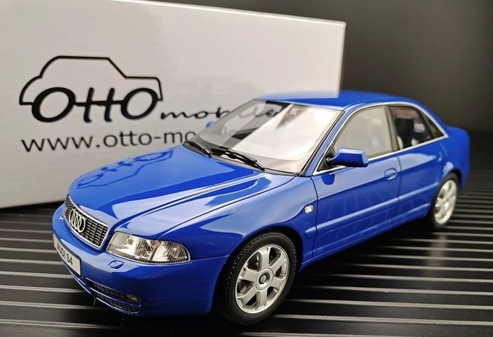 Otto Mobile - 1:18 - Audi S4 (B5) 2.7L BiTurbo Blue