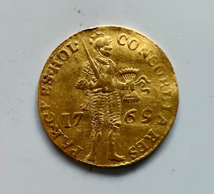 Netherlands, Holland. Gouden Enkele Dukaat 1769