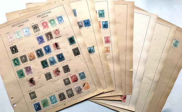 Argentinië 1858/1923 - Early and rare stamps