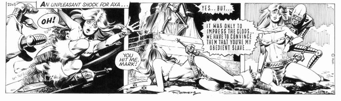 Romero, Enric Badia Original strip - Axa - (1984)