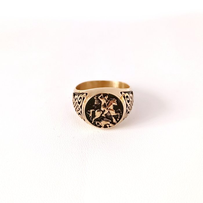 Preview of the first image of 14 kt. Yellow gold - Ring.
