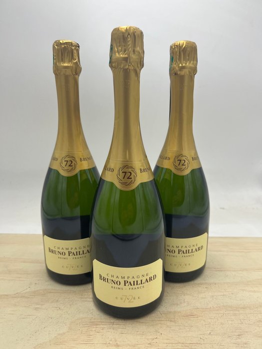 Bruno Paillard, Cuvée 72 - Champagne Extra Brut - 3 Flasker (0,75 L)