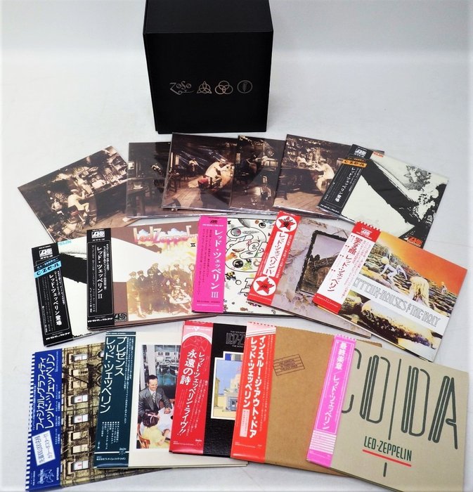 Led Zeppelin - 40th Anniversary - Definitive Collection Of Mini-LP Replica CDs / Limited Edition - Beperkte oplage, CD Boxset, Gelimiteerde boxset - 1ste persing, SHM-cd (*Super High Material-cd) - 2008/2008