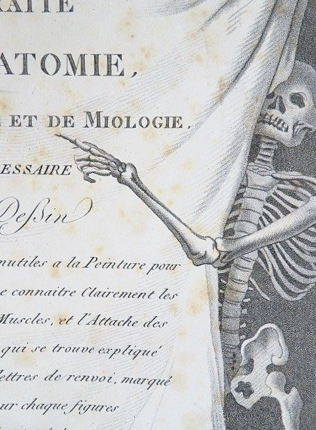 Tanude / Naudet - Traité d'anatomie, d'ostéologie et de miologie, nécessaire au dessin - 1800