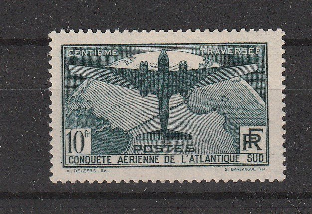 Frankrijk 1936 - NO RP stamp commemorating the 100th Crossing of the South Atlantic - Yvert n°321