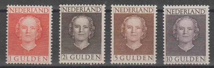 Niederlande 1949 - Queen Juliana ‘en face’ - NVPH 534/537