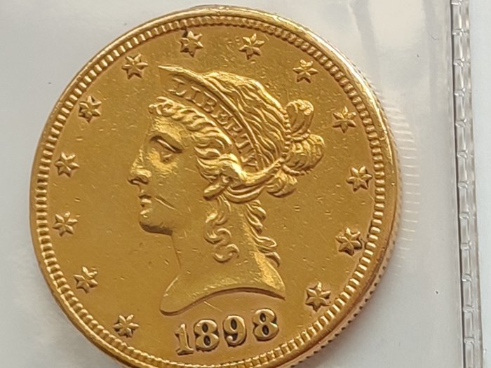 USA. 10 Dollars 1898