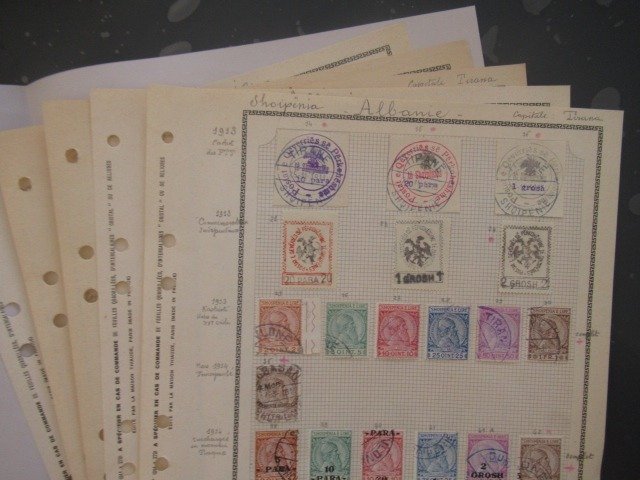 Albania - Advanced collection of stamps.