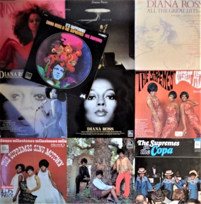 Diana Ross & The Supremes - Collection of ten great albums - Multiple titles - 2xLP Album (double album), LP's - Various pressings (see description) - 1965/1983