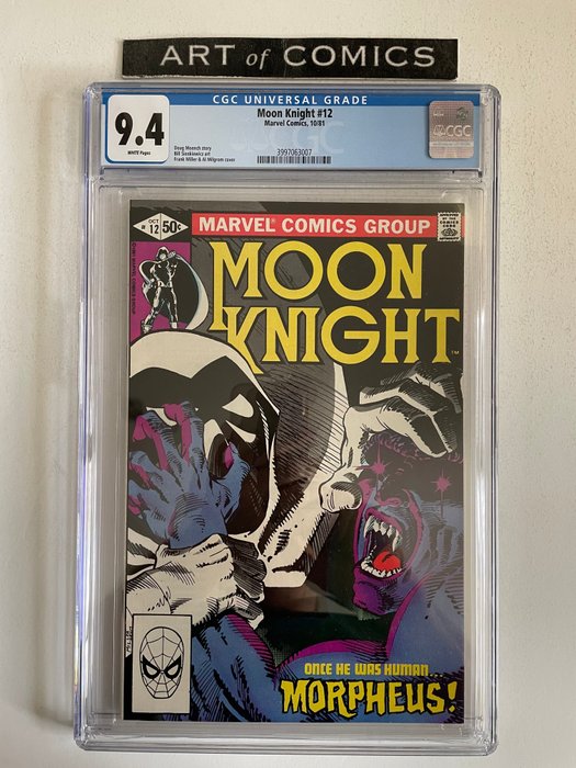 Moon Knight #12 - CGC Graded  9.4 - Very Grade!! - White Pages!! - Softcover - Erstausgabe - (1981)