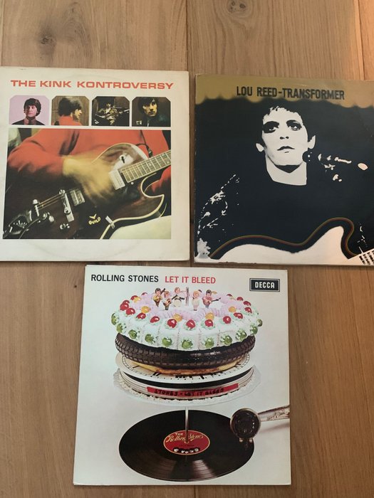 Kinks, Lou Reed, De Rolling Stones - Diverse artiesten - Let it Bleed - Transformer - The Kink Kontroversy - Diverse titels - LP Album - 1972/1972