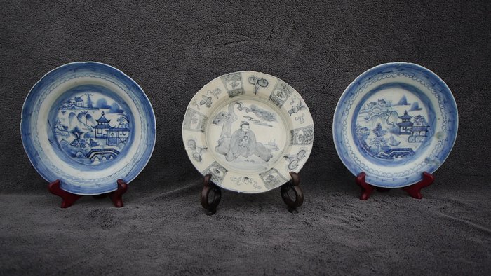 Lastre (3) - Porcellana - Cina - Dinastia Qing (1644-1911)