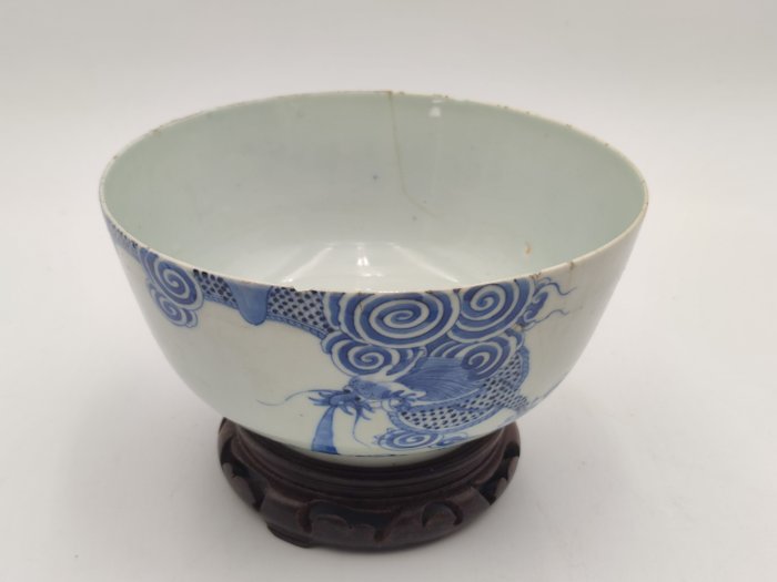 Ciotola (1) - Bleu de Hue, Blu e bianco - Porcellana - Cina - XIX secolo