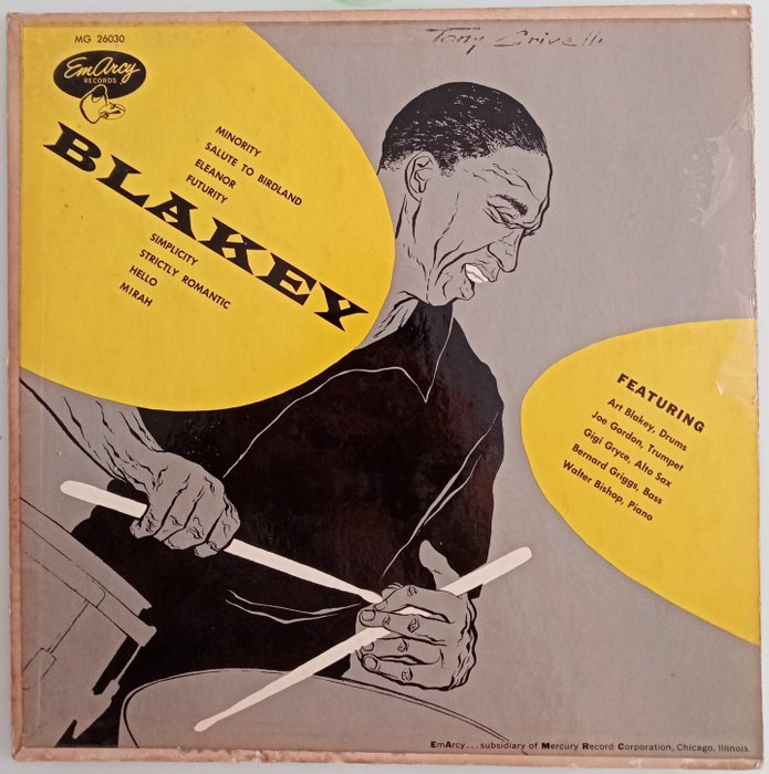 Art Blakey - Blakey - LP Album - 1ste persing - 1955