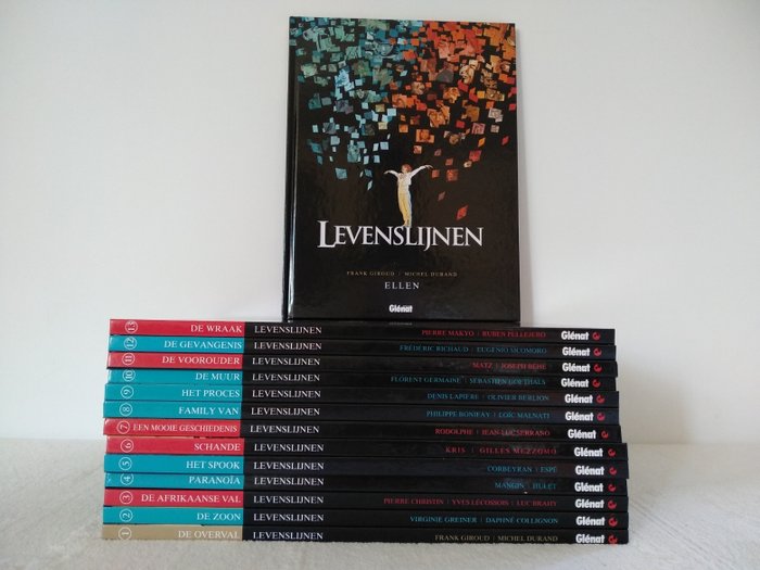 Levenslijnen 1 t/m 14 - Complete reeks - Hardcover - Eerste druk - (2010/2012)