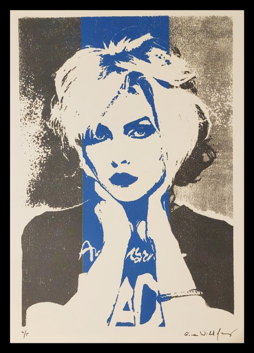 Blondie - Debbie Harry (color variant) - Large Format - by Emma Wildfang - Artwork/ Painting, Limited edition - 2021/2019