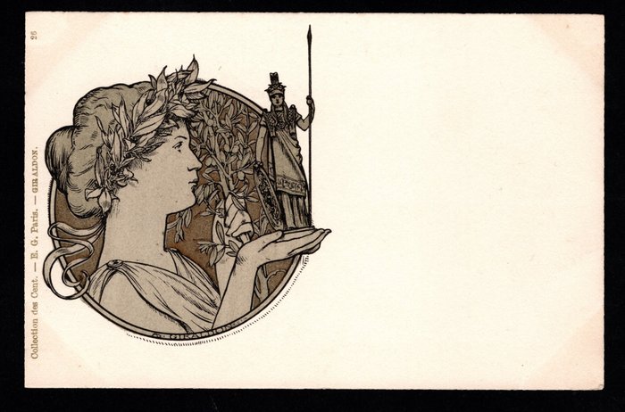 France - illustrateur Giraldon collection des Cent - Carte postale unique (1) - 1901 Cartes, occasion d'occasion  