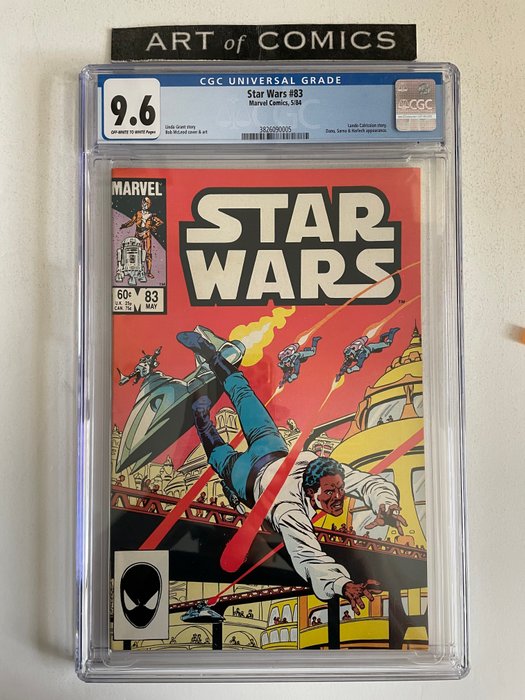 Star Wars #83 - Danu, Sarna, Harlech Appearance - CGC Graded 9.6 - Extremely High Grade!! - Softcover - Eerste druk - (1984)