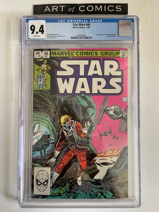 Star Wars #66 - 1st Appearance Of Daarial Anglethorn & Gideon Longspar - CGC Graded 9.4 - Very High Grade!! - White Pages!! - Softcover - Erstausgabe - (1982)