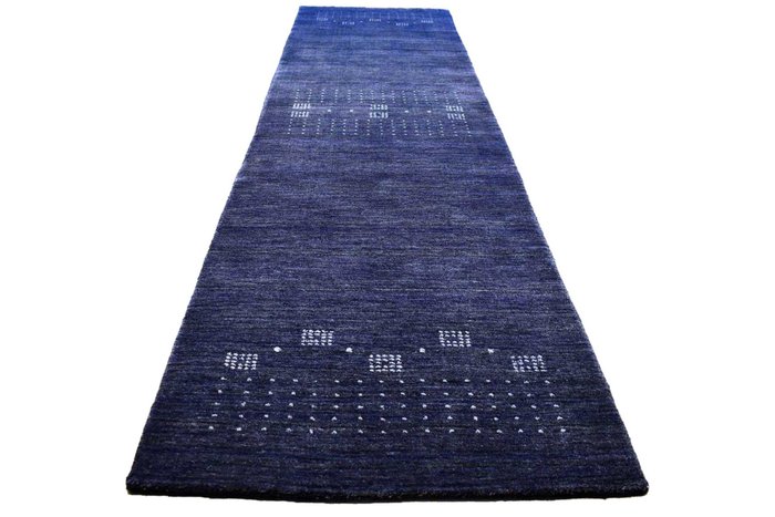 蓝色加贝 - 未使用 - 狭长桌巾 - 300 cm - 80 cm