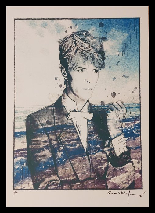 David Bowie - by Emma Wildfang - watercolor series - Kunstwerk / schilderij - 2022/2022