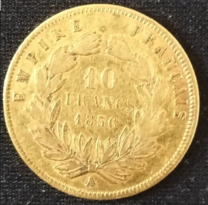 Frankreich. Napoléon III. (1852-1870). 10 Francs 1856 A