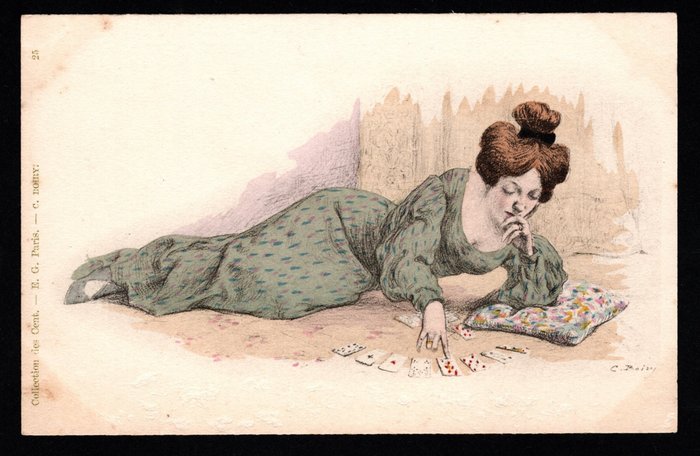 Frankrijk - illustrator Boiry collectie van de honderd - Enkele Ansichtkaart (1) - 1901
