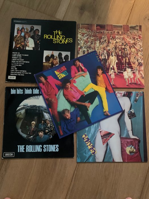 The Rolling Stones - 5 LP Albums - Diverse Titel - LP Album - 1968/1989