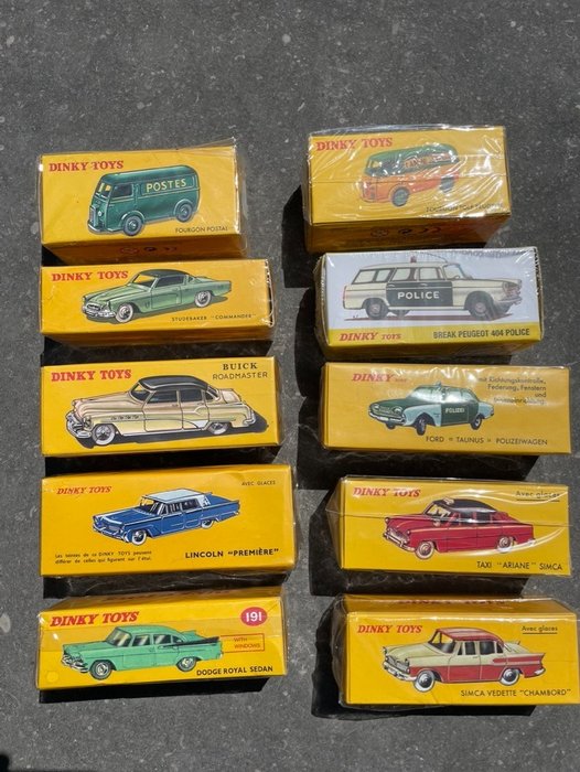 Atlas-Dinky Toys - 1:43 - 10x Different Models