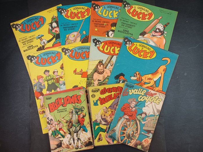 Il GIornalino di Luck- Buck Jones - Serie Completa - Stapled - First edition - (1954)