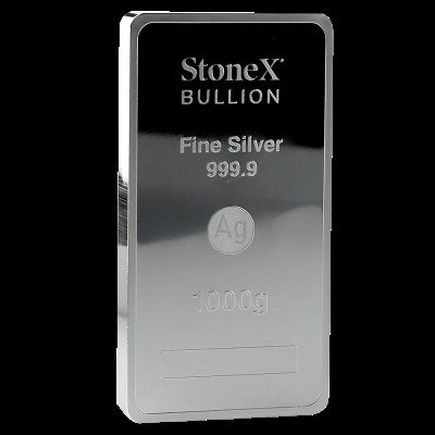 Niue. 30 Dollars 2022 StoneX Silberbarren Münzbarren mit Zertifikat, 1 Kg