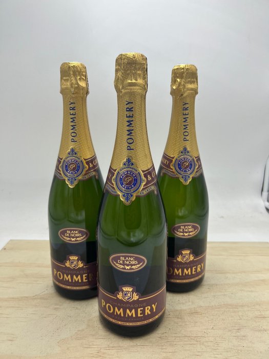 Pommery, Pommery Brut - 香槟地 Blanc de Noirs - 3 Bottles (0.75L)