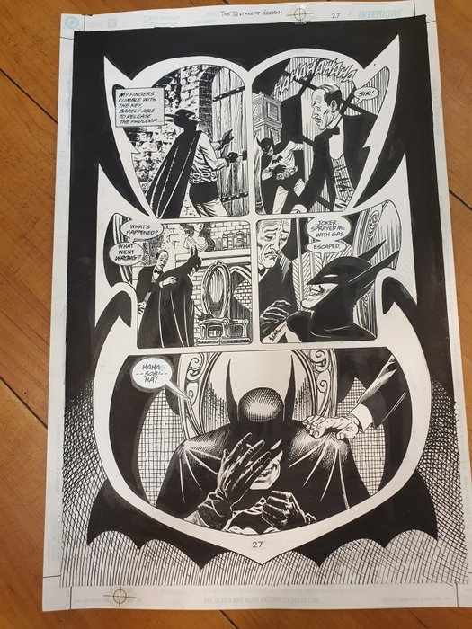 Batman Page #27 - The Batman of Arkham Original Artwork by Alcatena